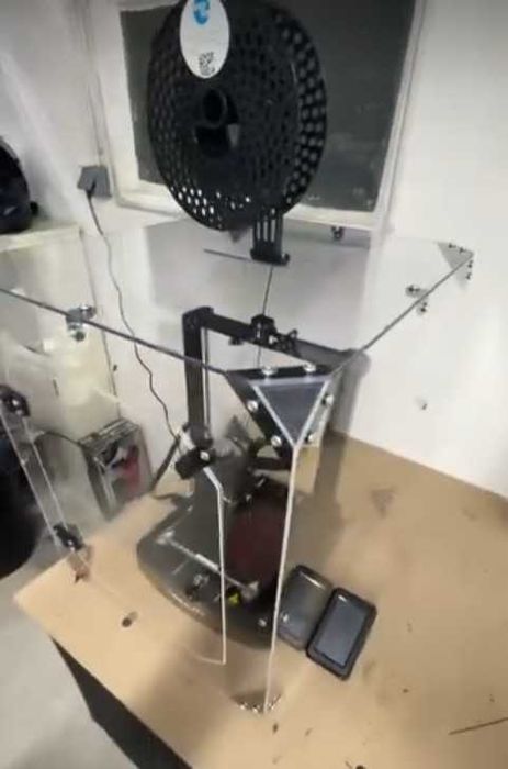 Ender 3 V3 KE com Enclosure de Acrílico