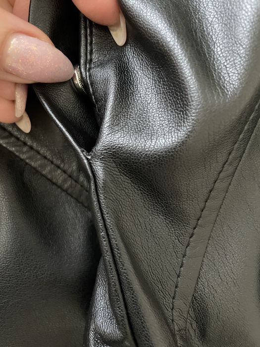 Штани з еко шкіри