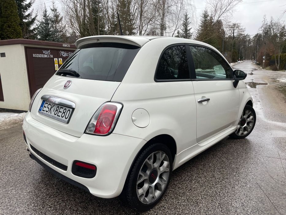 FIAT 500S Sport 2014r 1.2 Benzyna Z Gazem  Super Stan