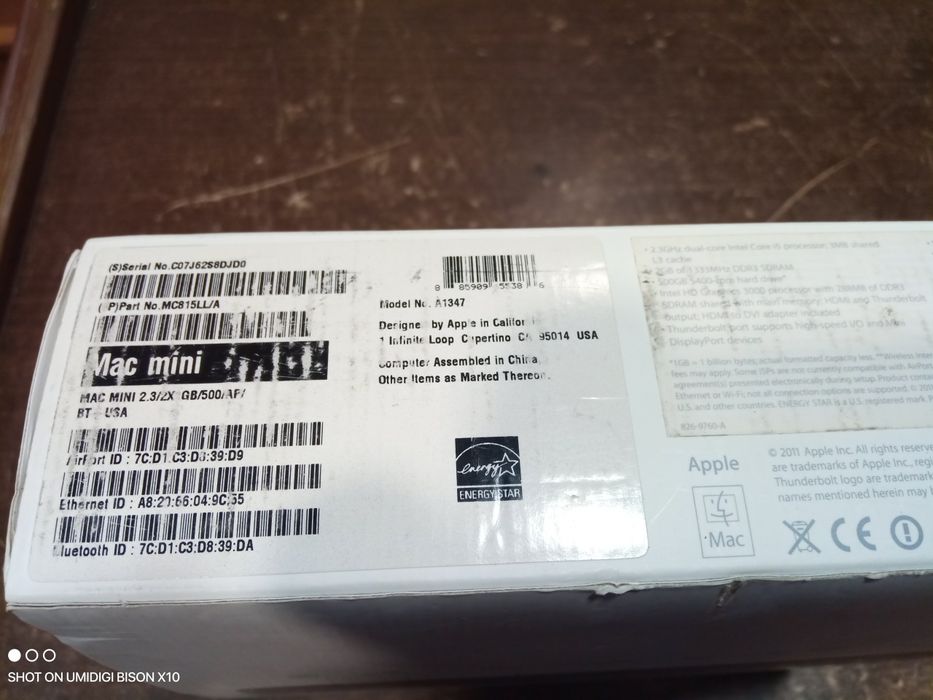 Apple Mac Mini A1347 в отличном внешнем состоянии