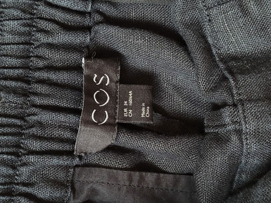 Spodnie lniane COS xs massimo dutti arket
