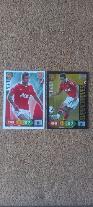 Conjunto 2 cartas Nani Manchester United (adrenalyn 2010-11)