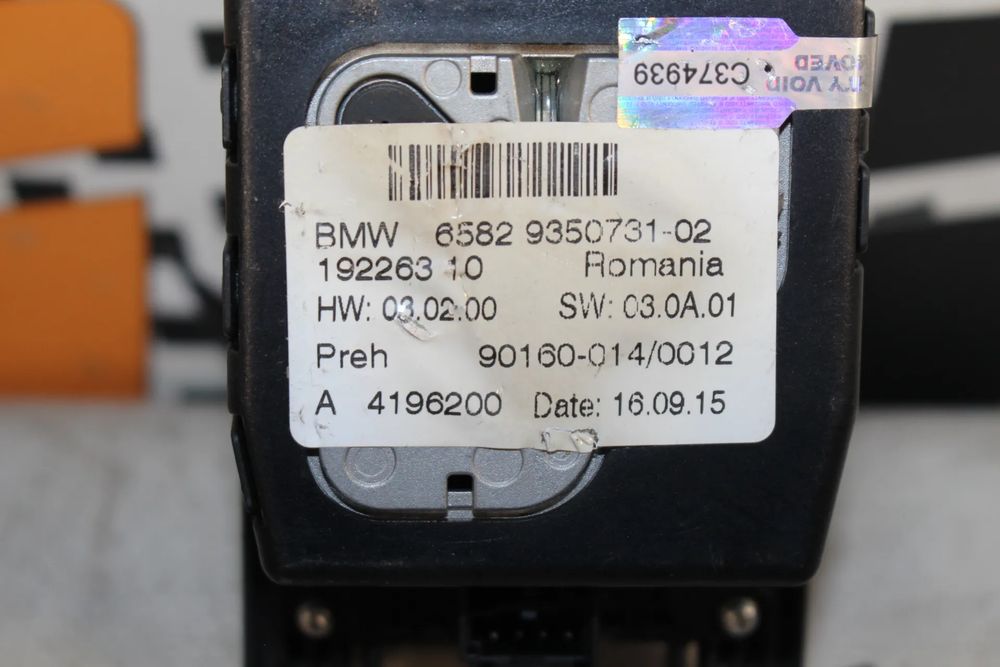 Comando / botão / interruptor multifunções BMW 6 Cabriolet (F12)435186074691184646