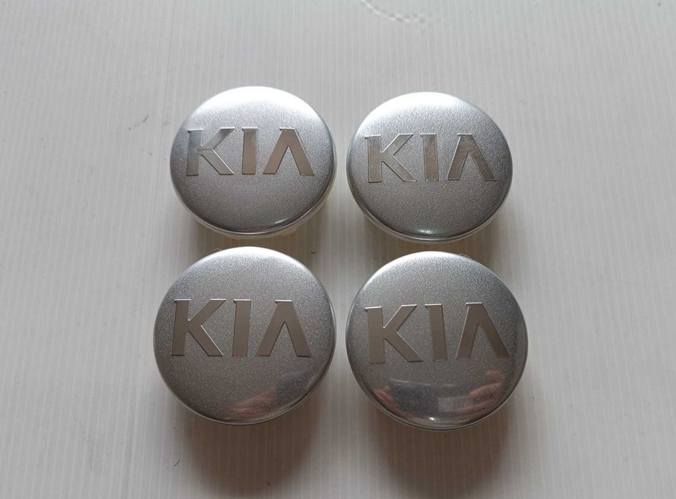 Centros/tampas de jante completos KIA com 56, 58, 60, 65 e 68 mm