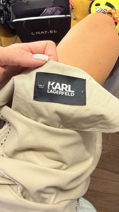 Тренч плащ karl lagerfeld