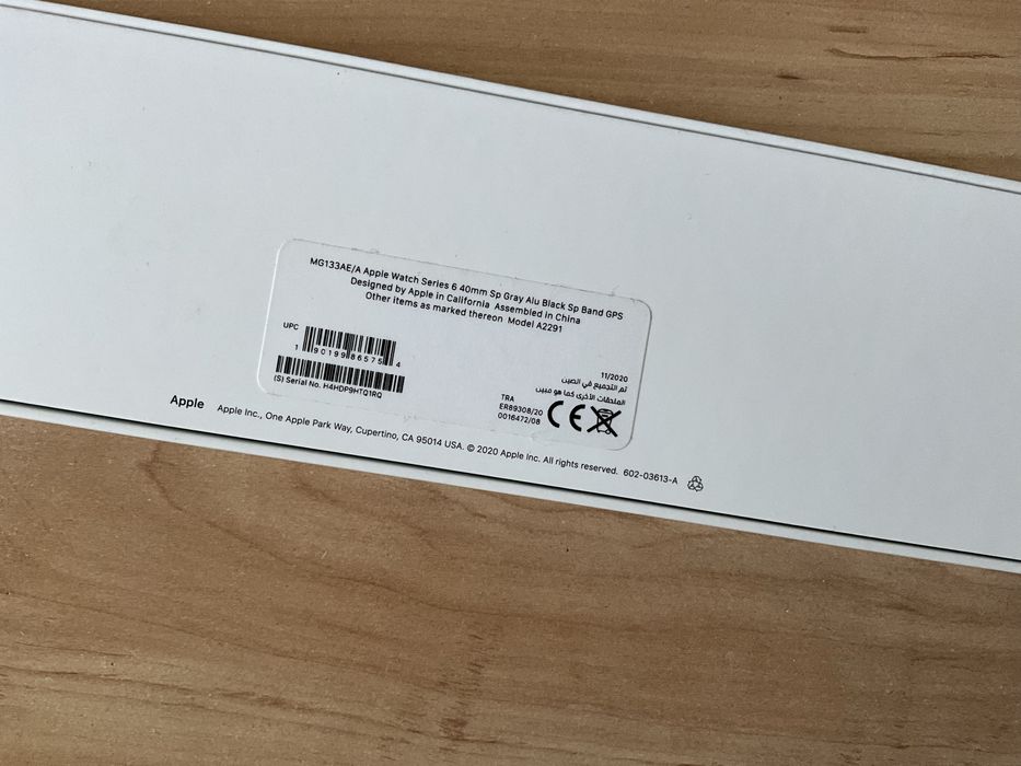 Apple Watch Series 6 40mm (Space Gray)