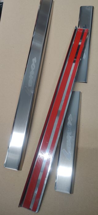 Накладки на пороги Ланос (Lanos/ Sens), нерж.