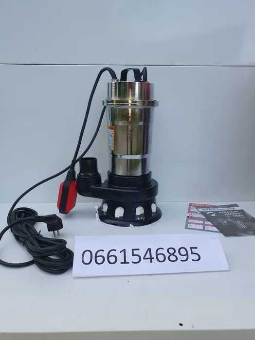 фекальний насос з ножем 2,5 kW  подрібнювачем дробилкою лезом