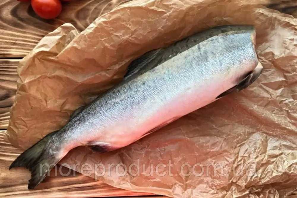 Горбуша свіжоморожена риба без голови потрошена 0,8-1 кг тушка