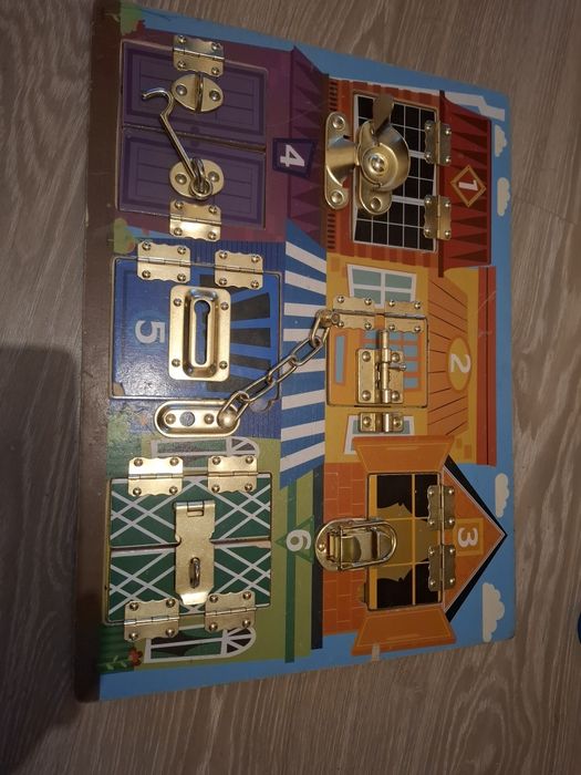 Tablica manipulacyjna  drewniano metalowa