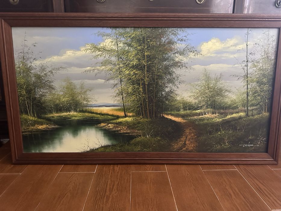Quadro pintura à mão