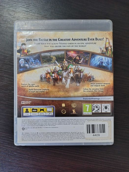 LEGO The Lord of the Rings PlayStation 3 (PS3) pudełkowa