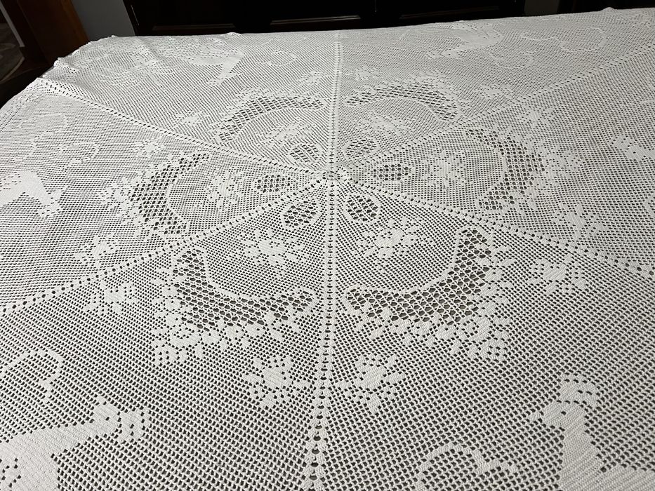 Toalha em renda para mesa