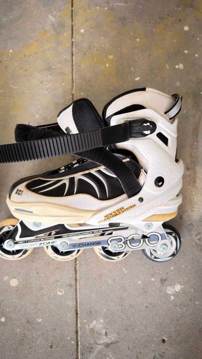 Patins 4 em linha brancos