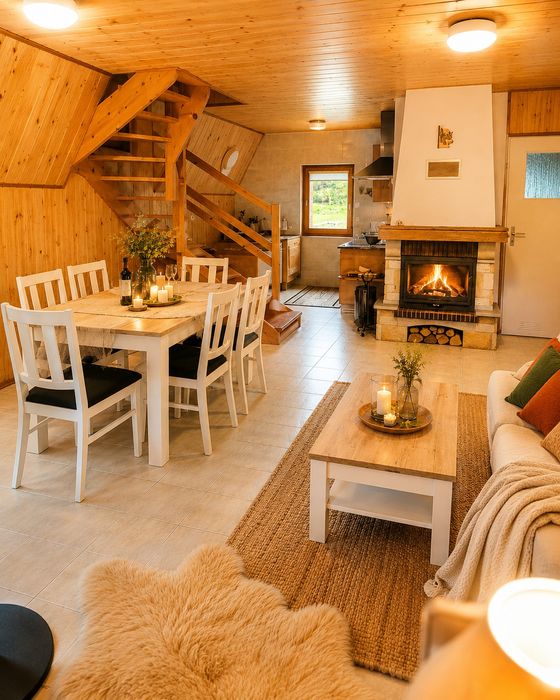 Domki Bieszczady 4-6 osobowe, jacuzzi, sauna i sauną  Czarna Górna