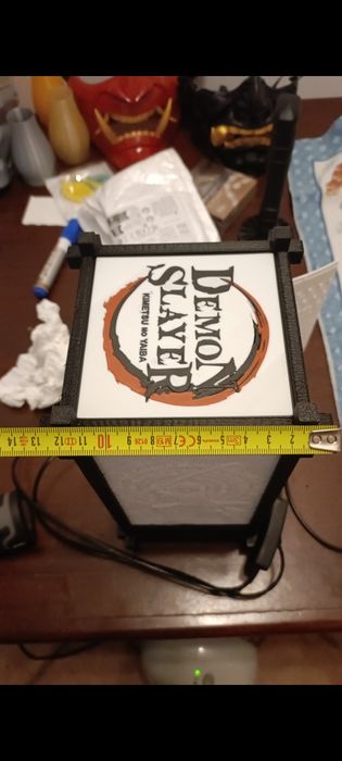 Candeeiro, temática demon slayer