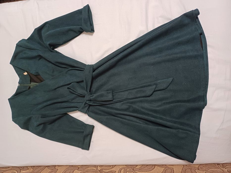 Сукня із поясом,  рукава 3/4