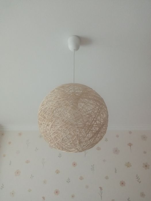 Abajur para teto creme