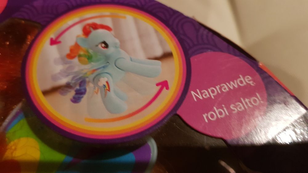 My Little Pony RAINBOW DASH konik  interaktywny wiek 5+
