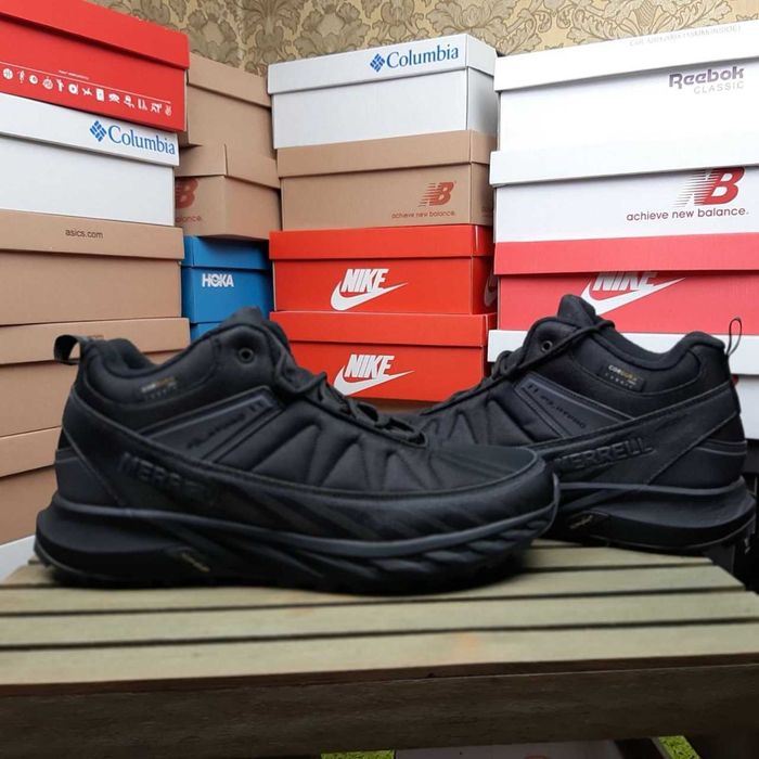 Великани зимові  Merrell Float Pro  високі чорні  45 46 47 48 49