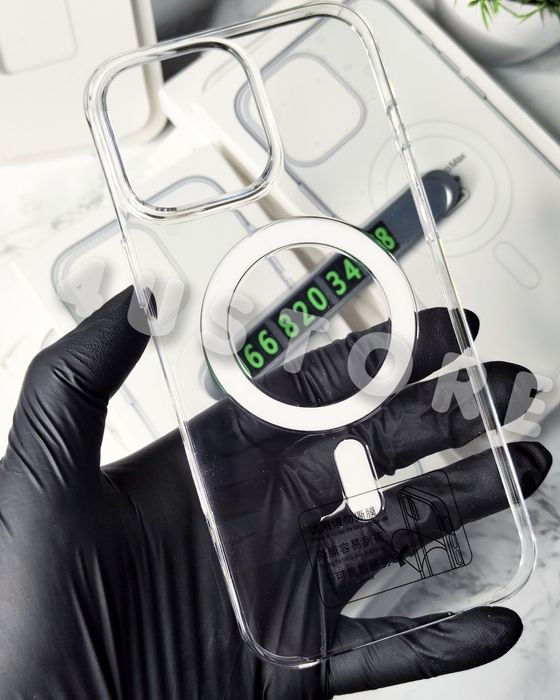 Чехол Clear Case Magsafe iPhone 16 Pro Max прозрачный чохол прозорий