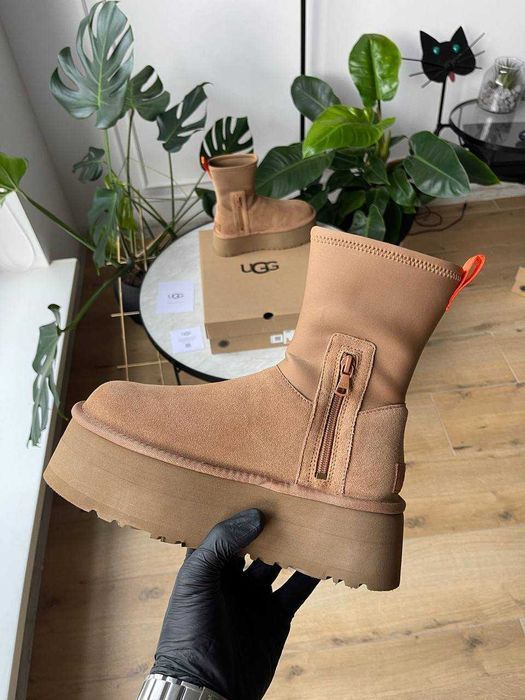 Уггі UGG Classic Dipper Boot Chestnut АКЦІЙНА ЦІНА premium угги