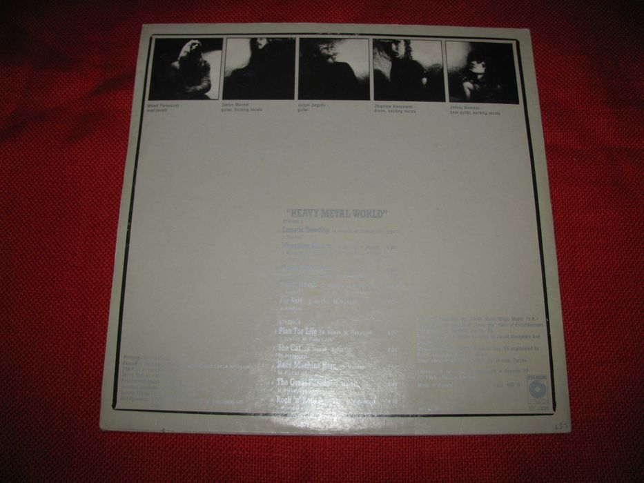 TSA Heavy Metal World winyl LP stan VG \ Ex