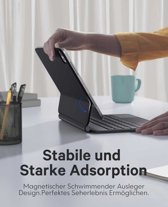 Magnetyczne Etui Podświetlana Klawiatura Magic Ipad Pro 11 M4 2024