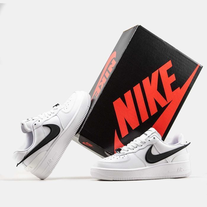 Кросівки Nike Air Force x AMBUSH White/Black premium