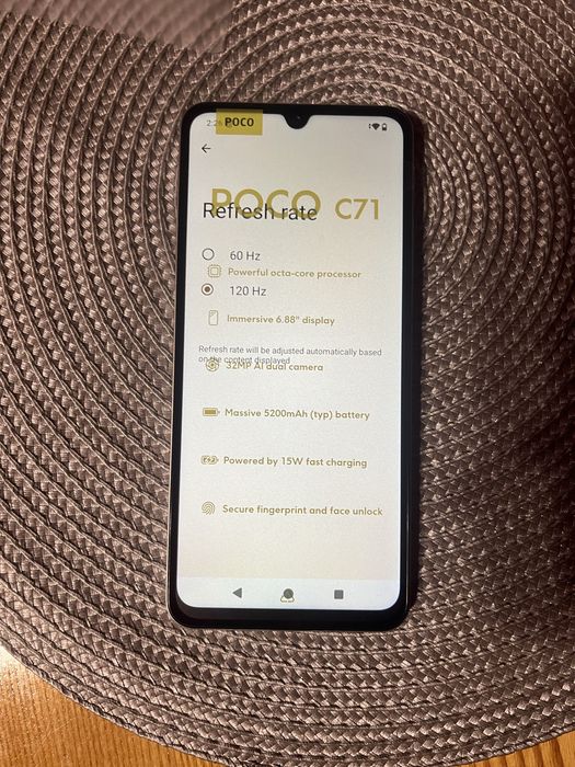 Новий Xiaomi Poco C71 Rose Gold телефони