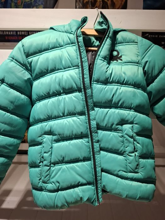 Benetton kurtka zimowa r 130