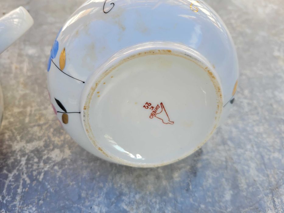 Сахарница  фарфор Дулево ссср