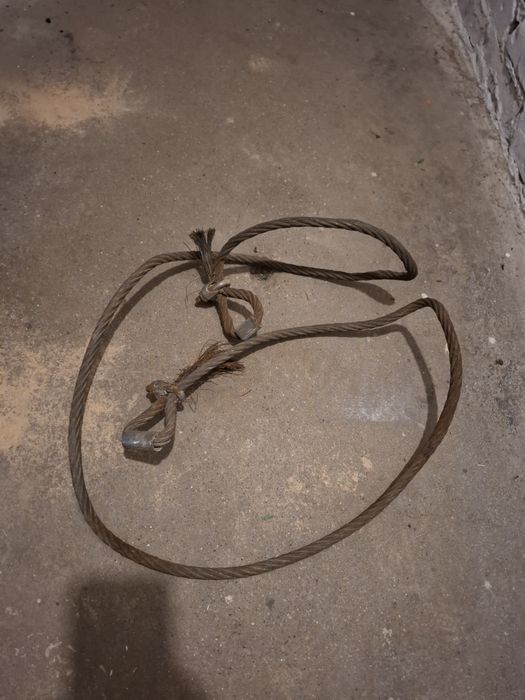 Lina stalowa linka 12mm do holowania zawiesie linowe