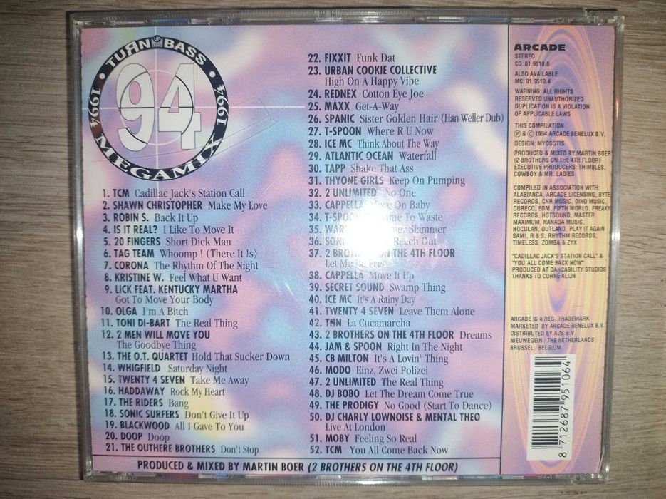 Turn Up The Bass 1990 1991 1992 1993 1994 1995 -=UNIKAT=-