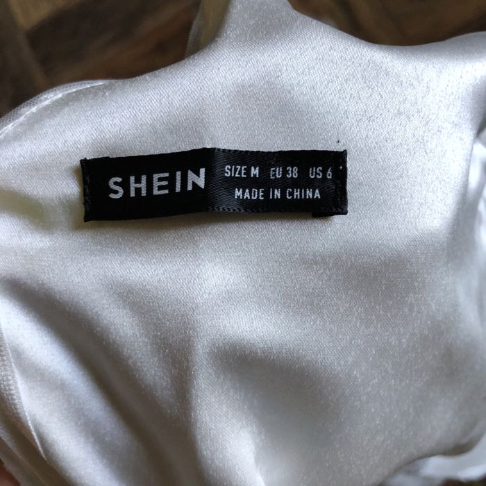 Весільна сукня shein рукава фатинові а-силуету m. весельне плаття.