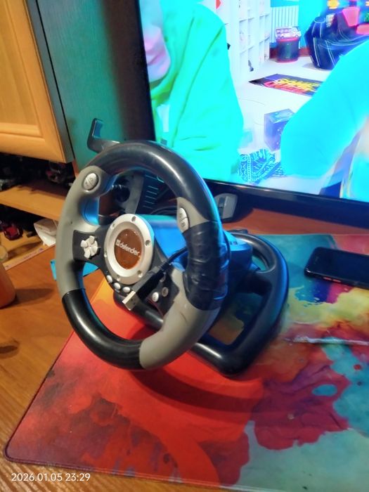 Ігровий руль Defender 180°