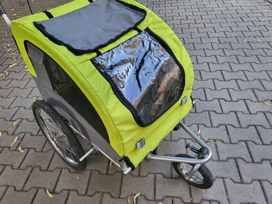 Przyczepka rowerowa dla psa