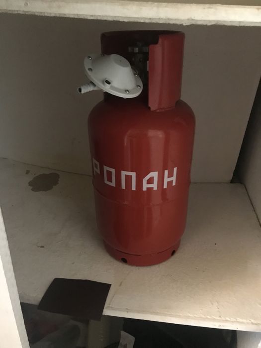 Газовий балон пропан 12 літрів.Повністю новий(декілька разів користува
