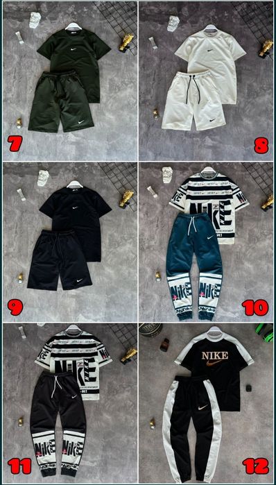 БЕЗ ПЕРЕДПЛАТИ‼️ Брендовий унісекс костюм Nike, Найк / S-2XL, ПРЕМІУМ