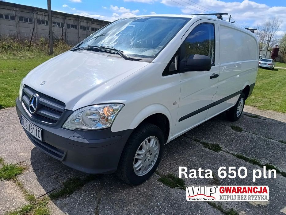 Mercedes-Benz VITO 2.1 diesel 163kM automat, WERSJA LONG L2H1, NAPĘD 4X4! GWARANTOWANY PRZEBIEG! SUPER STAN, 2014 rok, BEZ WKŁADU FINANSOWEGO!  WEBASTO, czujniki parkowania, BEZWYPADKOWY