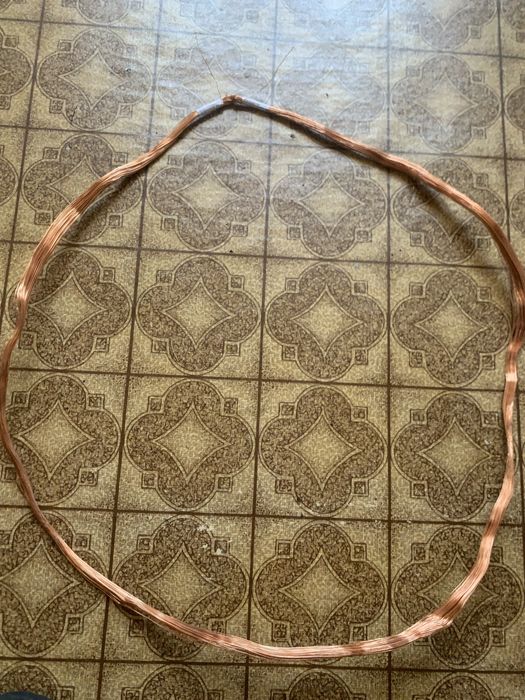 Дріт мідний. діаметр 0,5 мм, 11,5 м довжини