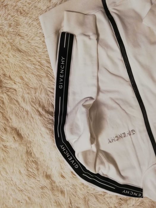 bluza Givenchy M 38 biała z lampasami