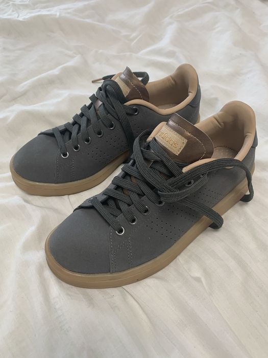 Adidas cloudfoam advantage women's grey sales