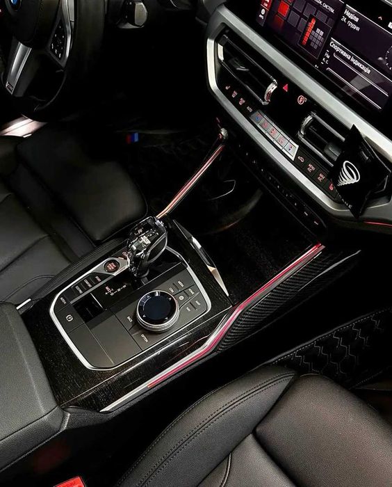 Хрусталь селектор АКПП с кнопками BMW3Series G20 18-22год (логотип3)