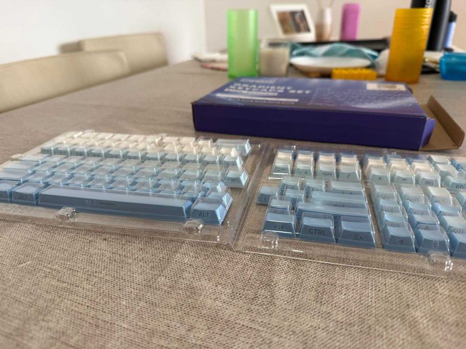[NOVO] Epomaker Keycaps azul gradiante