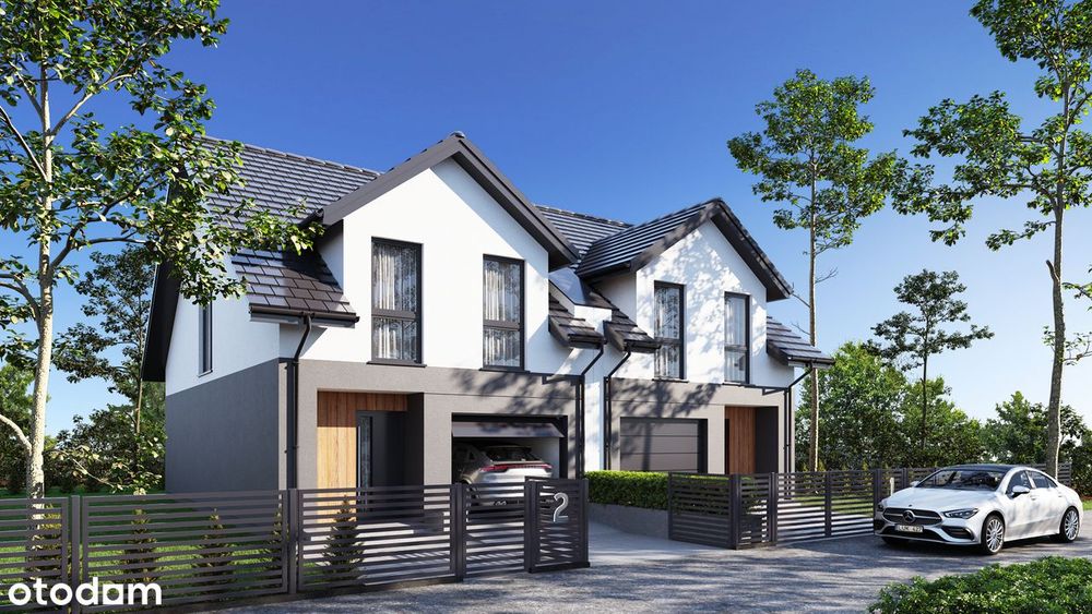 Nowoczesne domy w zabudowie bliźniaczej – Radom, ul. Drzymały