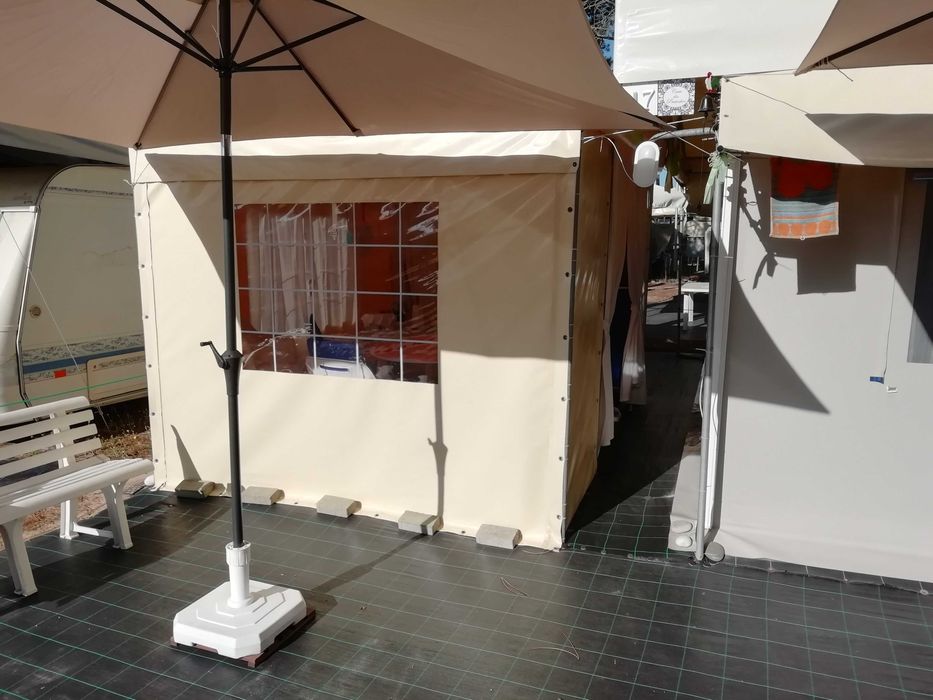 Pérgola para campismo