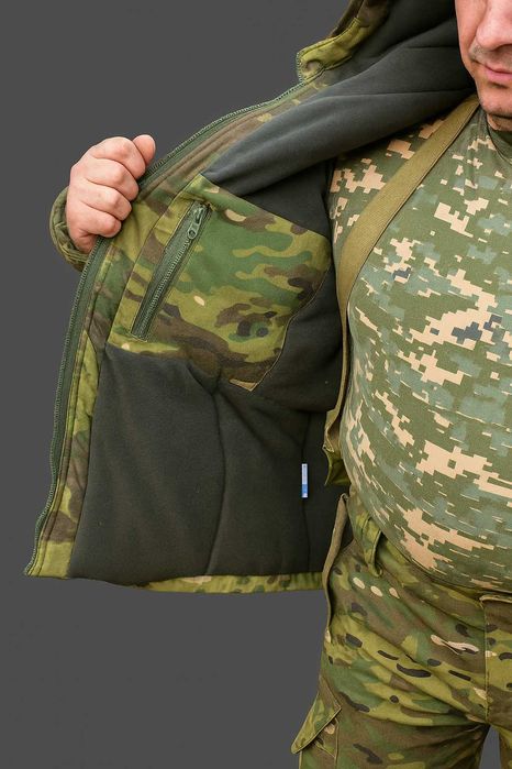 Куртка зимняя тактична,  милитари куртка тактическая пиксель мультикам