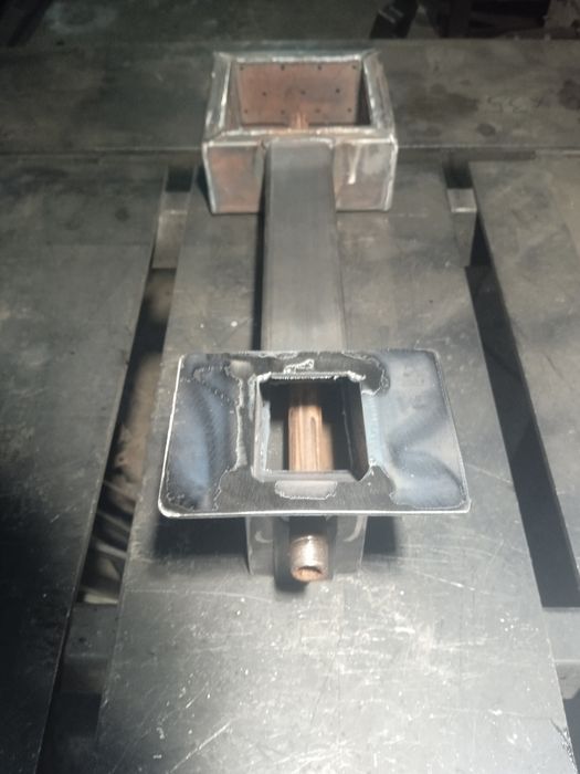 Palnik na olej wzmocniony