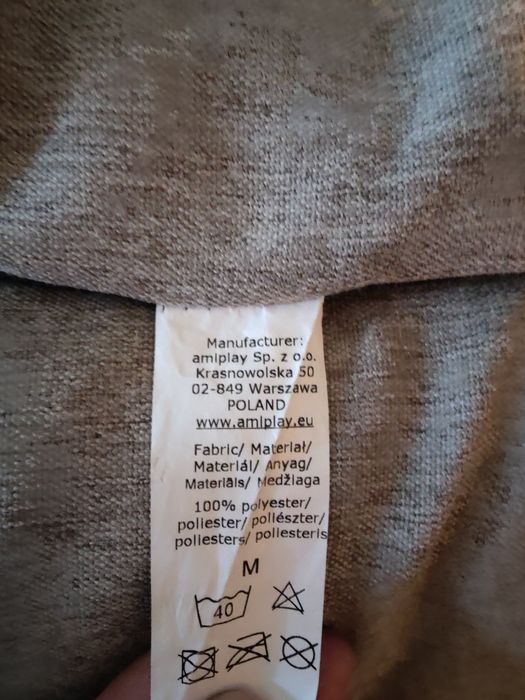 Legowisko dla psa Amiplay Sofa Montana beżowa M